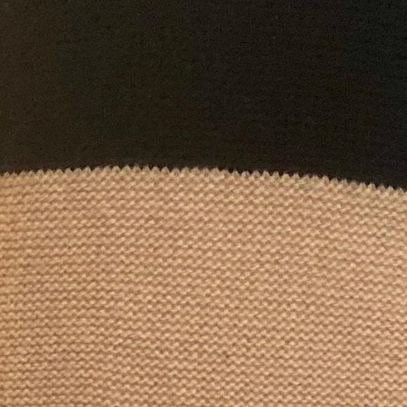 Tan/Black Cashmere-Blend T. Babaton 'Gene' Sweater - Picture 12 of 13